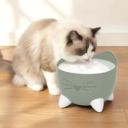Fuente Bebedero para Gatos Easy to Clean Verde Catit PIXI 2,25 L