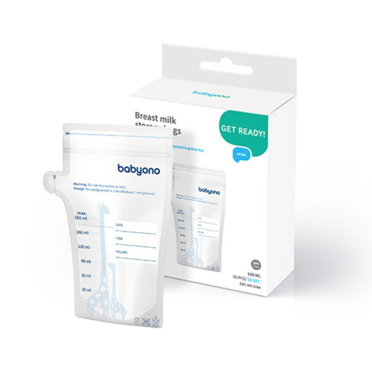 Bolsitas Para La Leche Materna O Alimentos 180ml 30 Unid._2