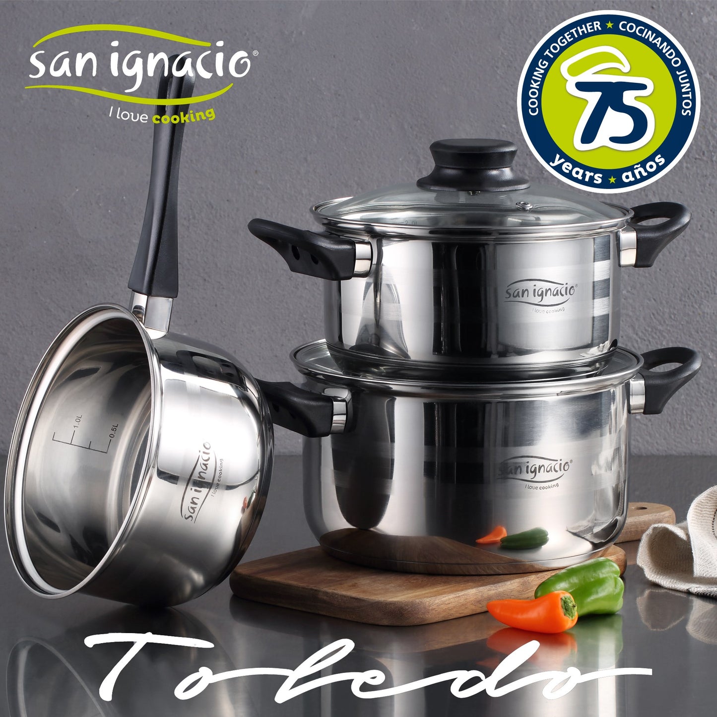 Set 5p Cookware Ss Ind Toledo Sg_1