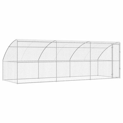 Refugio Para Perros 3 Pcs Plateado 6 X 2 X 2 M_0