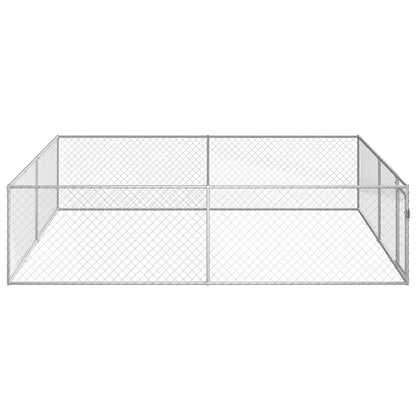 Perrera De Exterior De Acero Galvanizado 4x4x1 M_3