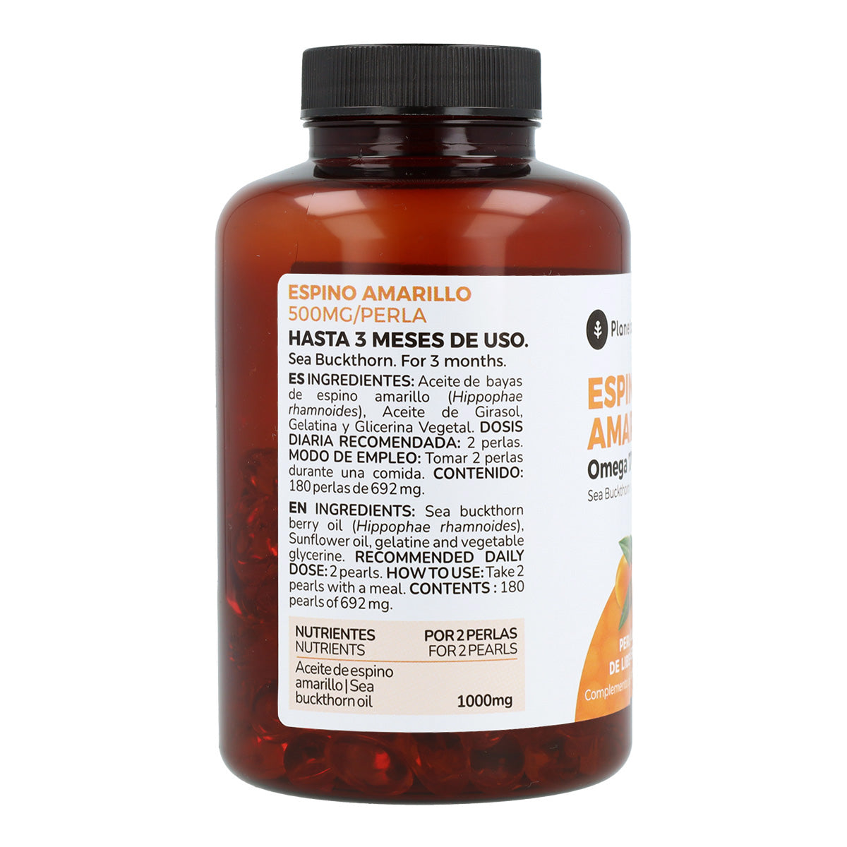 FBA Omega 7 Espino Amarillo Planeta Huerto 180 Perlas