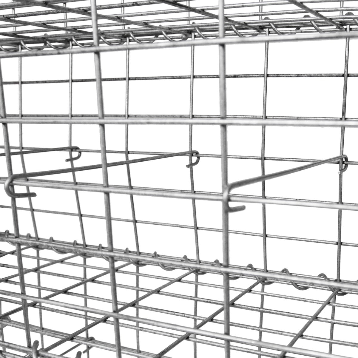 4 Cestas De Acero Galvanizado De Exterior Jaulas Para Decoración 100 X 80 X 30cm_2
