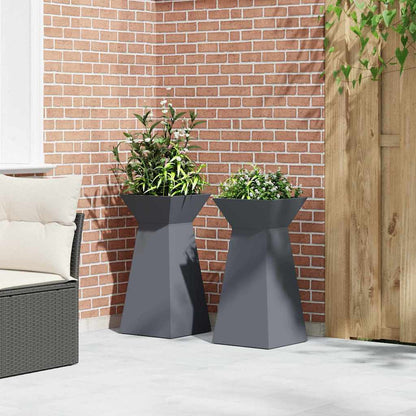 Maceta Pilar 2 Pcs Antracita 35 X 35 X 73 Cm_3