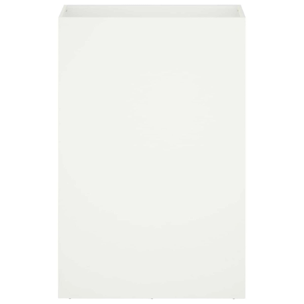 Macetero De Jardín Blanco 50 X 30 X 75 Cm_2