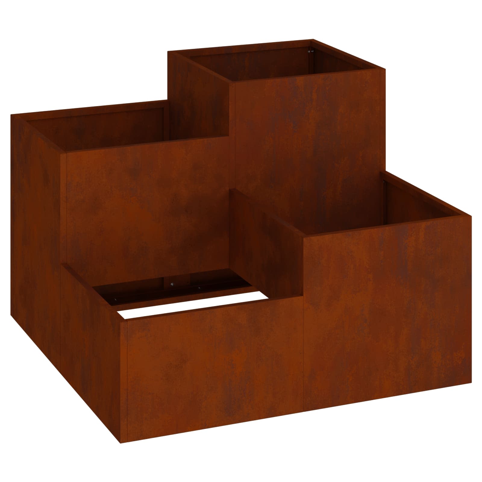 Maceta Para Jardín Oxidado 100 X 100 X 60 Cm_0