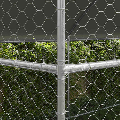 Refugio Para Perros 4 Pcs Plateado 8 X 2 X 2 M_2