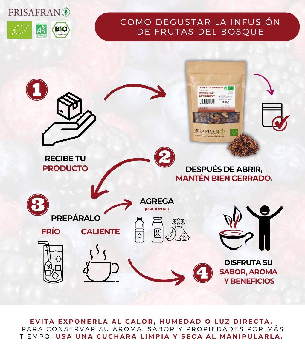 Infusión De Frutas Del Bosque A Granel Ecológica | Frisafran 100 G_2