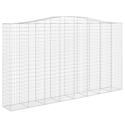 Cestas De Gaviones 2 Uds Forma De Arco Hierro 400x50x220/240 Cm_2