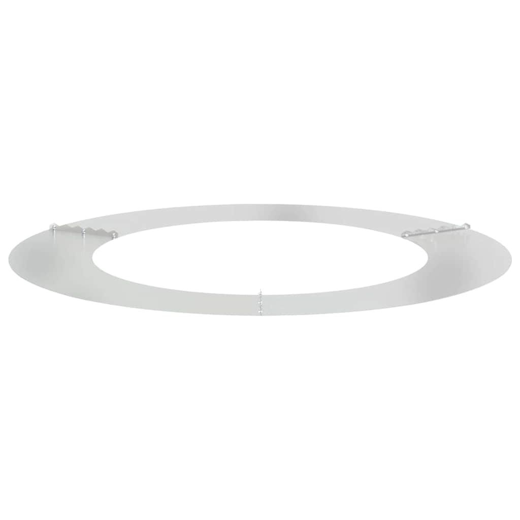 Adecuado Para Anillos De Árbol Plano 5 Uds. Plateado Ø60/90 Cm_3