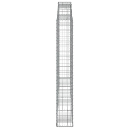 Cestas De Gaviones 4 Uds Forma De Arco Hierro 300x30x200/220 Cm_4