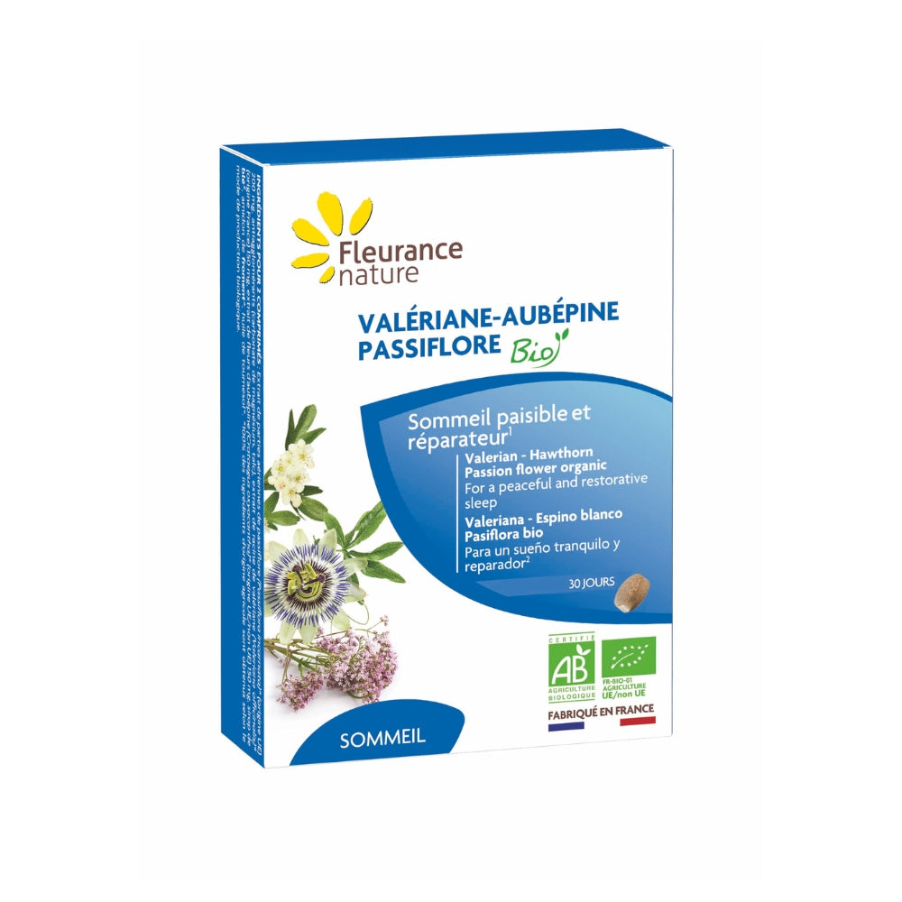 Valeriana - Espino Blanco - Pasiflora Eco Fleurance Nature 60 Comprimidos_0