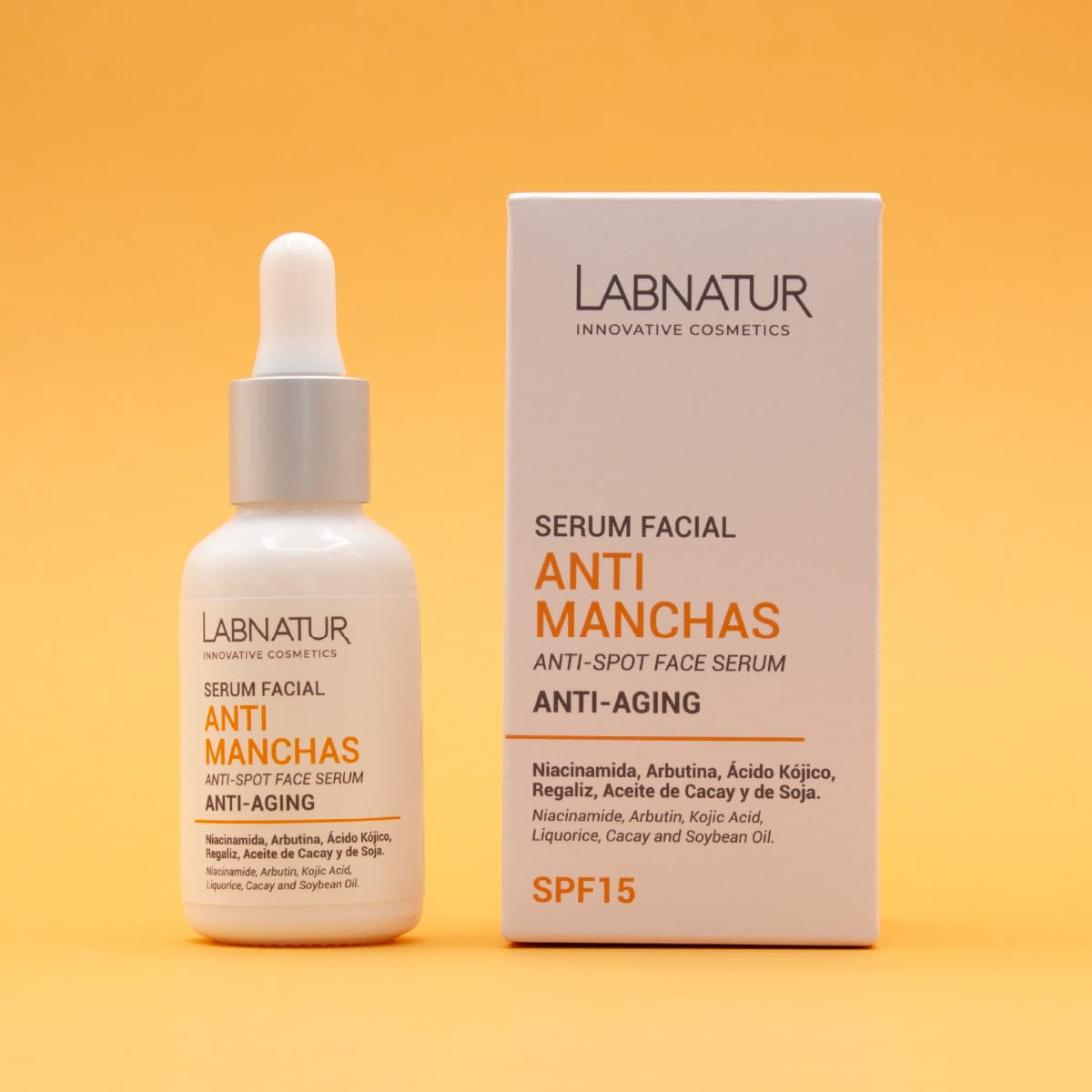 Sérum Facial Antimanchas Labnatur 30 ml | Tono Uniforme | Luminosidad, Firmeza y Cuidado Anti-Aging | Vegano_2