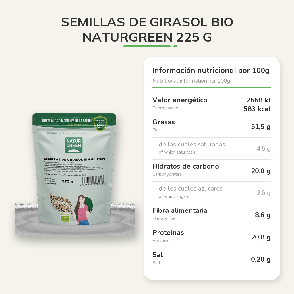 Información nutricional