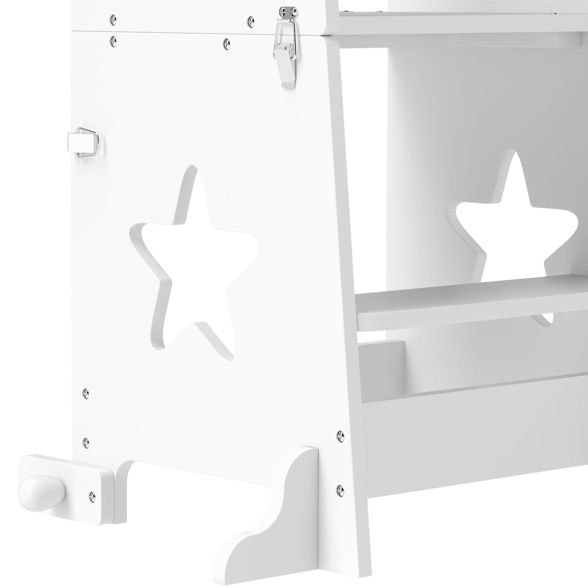 Aiyaplay Torre De Aprendizaje Convertible En Mesa Y Silla 60x44,5x86 Cm Blanco_4