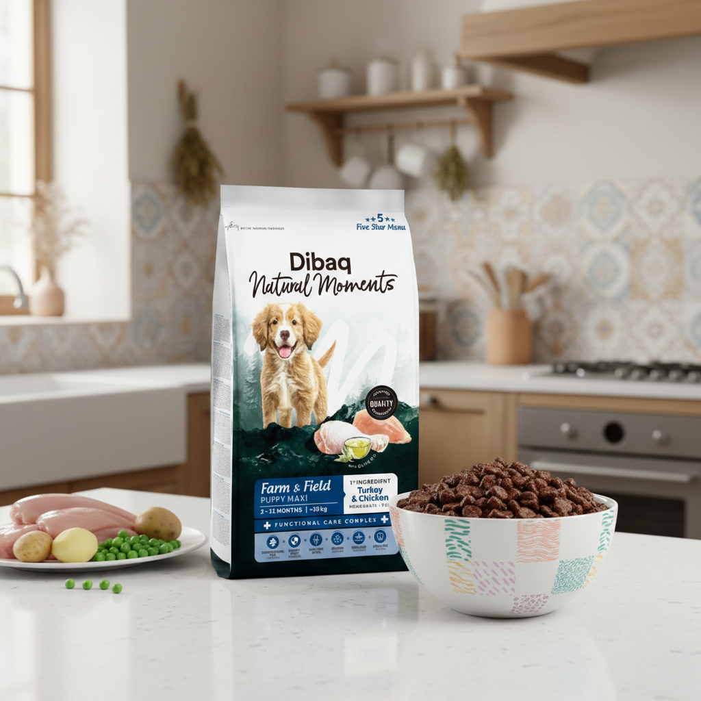 Dibaq Natural Moments 5 Star Pavo Y Pollo Cachorro Razas Grandes 2 Kg_2