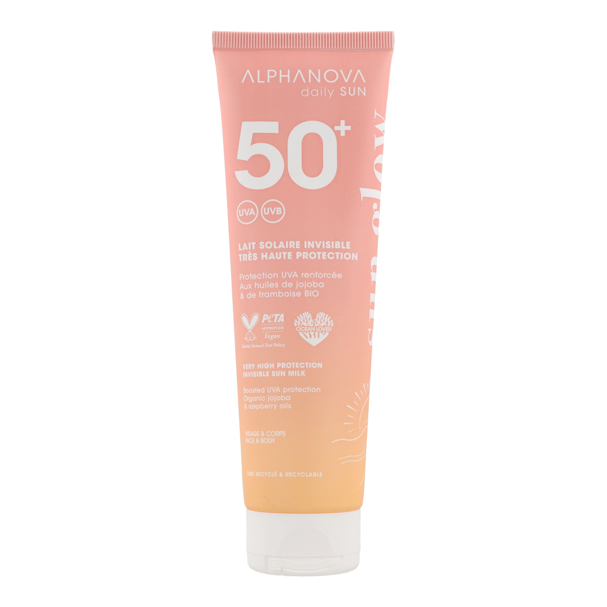Leche solar invisible FPS50+daily Alphanova 150ml