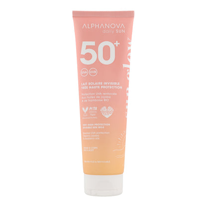 Leche solar invisible FPS50+daily Alphanova 150ml