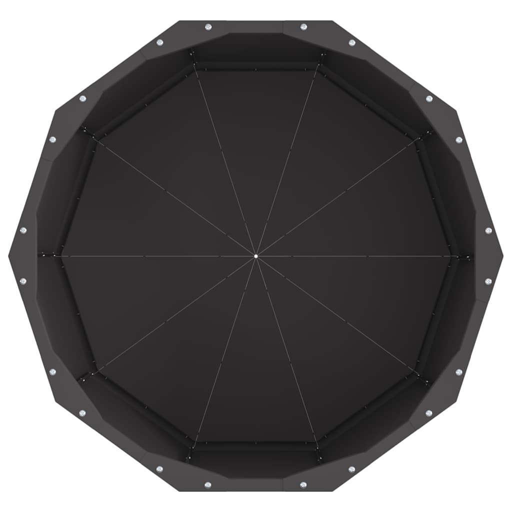 Jardinera Negro 60 X 60 X 35 Cm Acero_5
