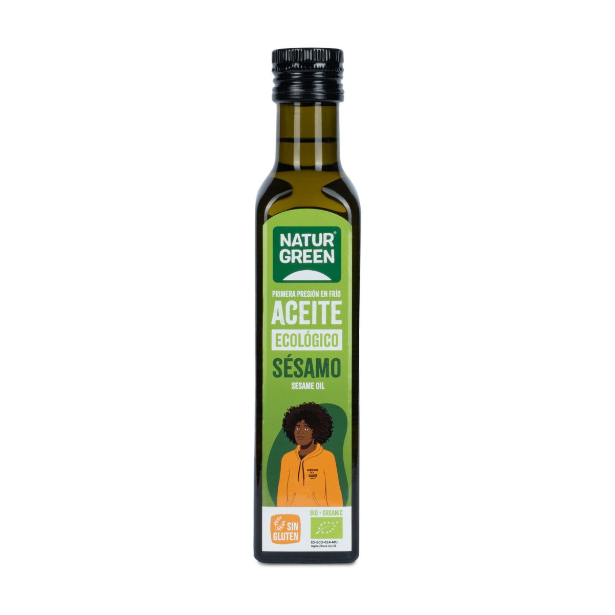 Aceite de Sésamo Bio envase PET NaturGreen 250 ml