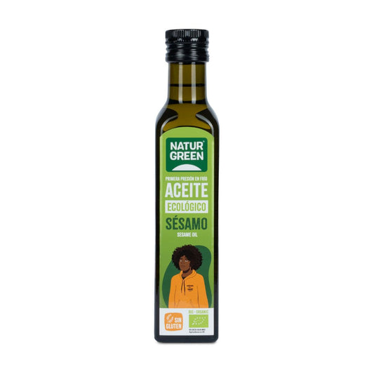 Aceite de Sésamo Bio envase PET NaturGreen 250 ml
