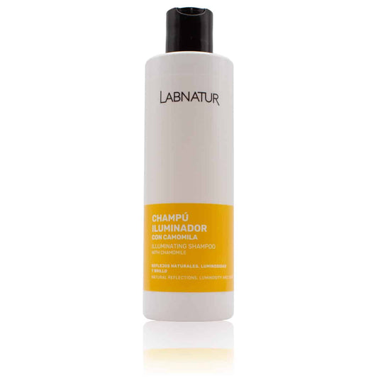 Champú Iluminador con Camomila Labnatur 250 ml | Cabello Rubio y con Mechas | Brillo y Reflejos Naturales | Vegano_0