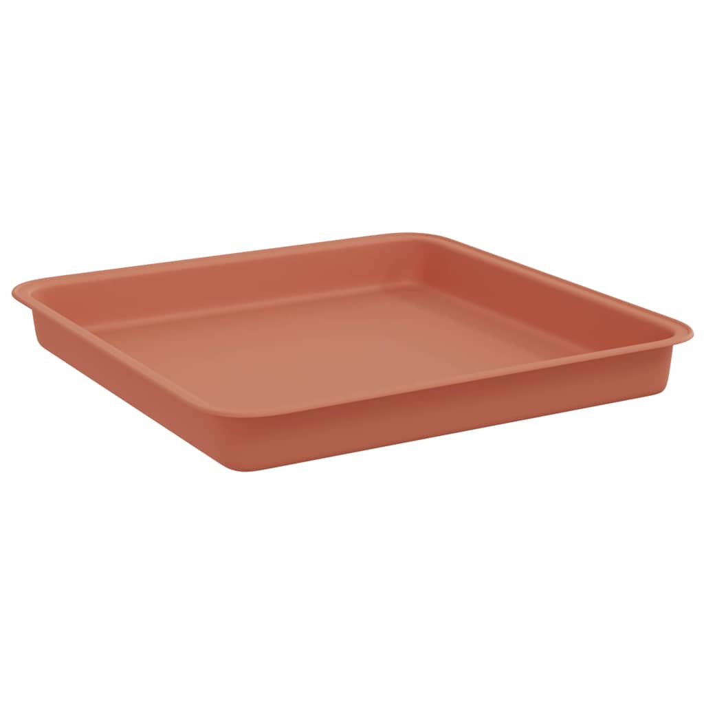 Bandeja Cuadrada Para Flores 24 Pcs Rojo Ladrillo_4