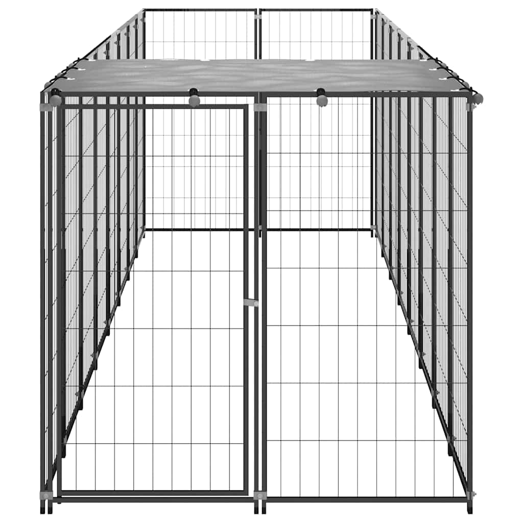 Perrera Negra 4,84 M² Acero_4