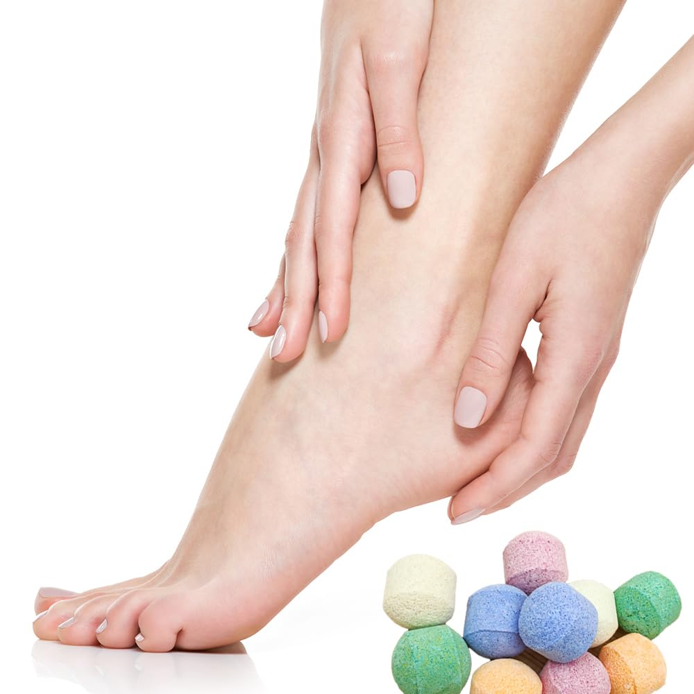 Caja 25 Mini Bombas Efervescentes Para Manicura Y Pedicura - Ablandan Durezas, Uñas Y Cutículas - Aroma Cereza_3