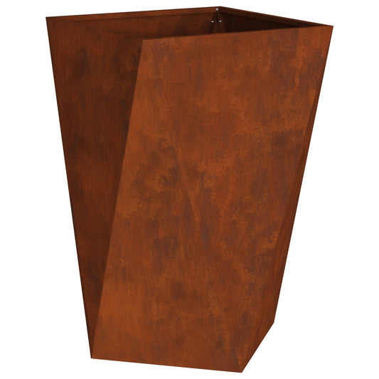 Jardinera Oxidado 50 X 50 X 75 Cm Acero Autopatinable_0