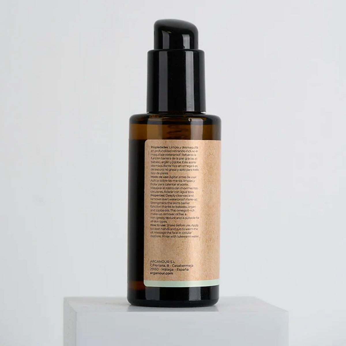 Aceite facial desmaquillante 100ml Arganour