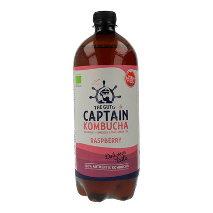 Bebida Kombucha BIO frambuesa Captain Kombucha 1 L