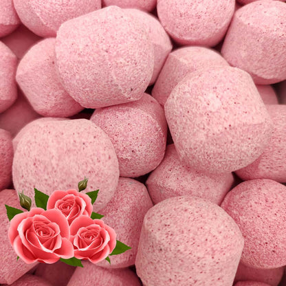 Pack 12 Bombitas Efervescentes. Alivian Pies Cansados, Refrescan E Hidratan - Pedicuras Y Manicuras - Aroma Rosas_2