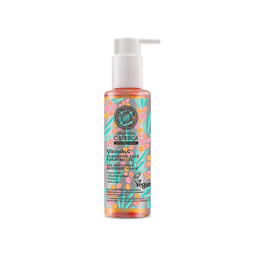 Gel limpiador facial Espumoso C-Berrica Natura Siberica 145 ml