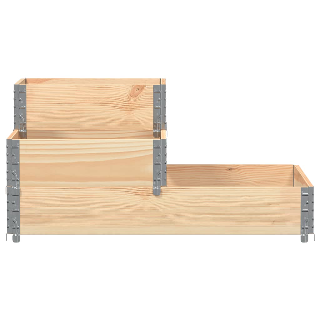 Arriate Elevado De 3 Niveles Madera Maciza De Pino 120x80 Cm_2