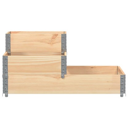 Arriate Elevado De 3 Niveles Madera Maciza De Pino 120x80 Cm_2
