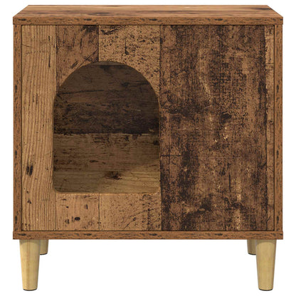 Casa Para Gatos Madera Vieja 51 X 30 X 52 Cm_4