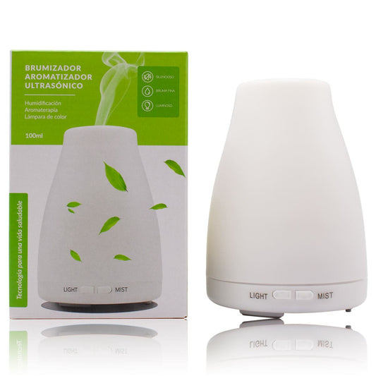 Humidificador Ultrasónico Cosmos SYS Aromas 100 ml | Brumizador Compacto con Luz LED | Esencias y Aceites Esenciales_0