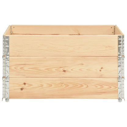 Arriates De Madera Maciza De Pino 3 Unidades 50x100 Cm_2