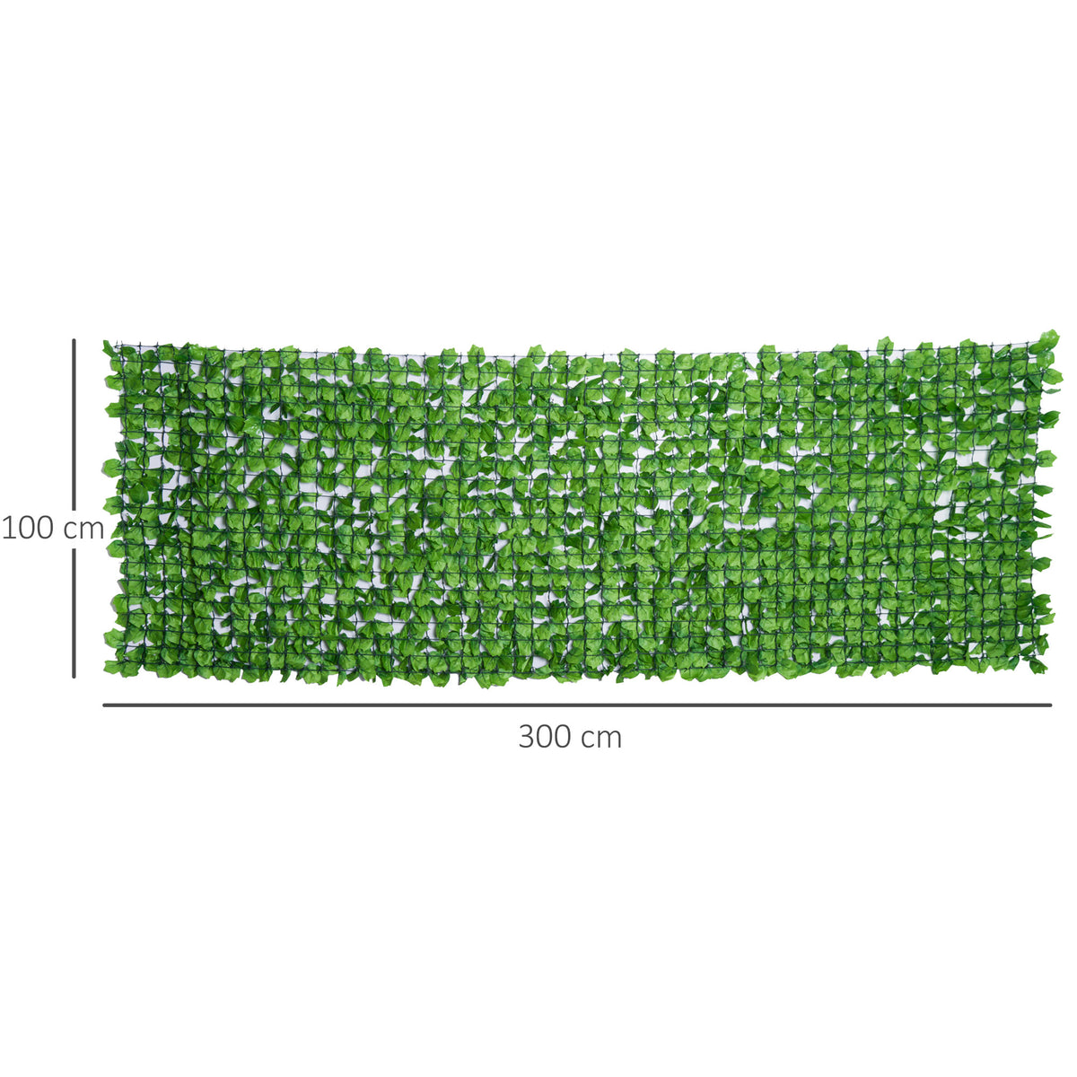 Seto Artificial En Rollo Outsunny Verde Claro 300x100cm_2