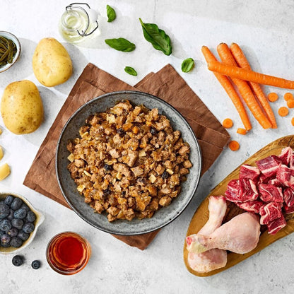 Naturo Comida Humeda Perro De Buey Y Pollo En Gelatina 390g X 12 Latas_1