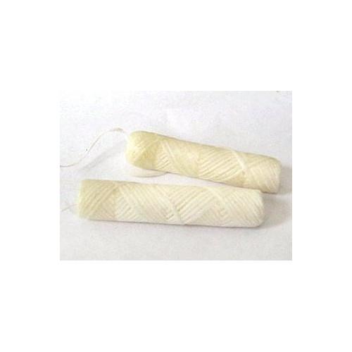 Hilo dental de seda natural con cera de abeja, 2 rellenos de 10m Vomel