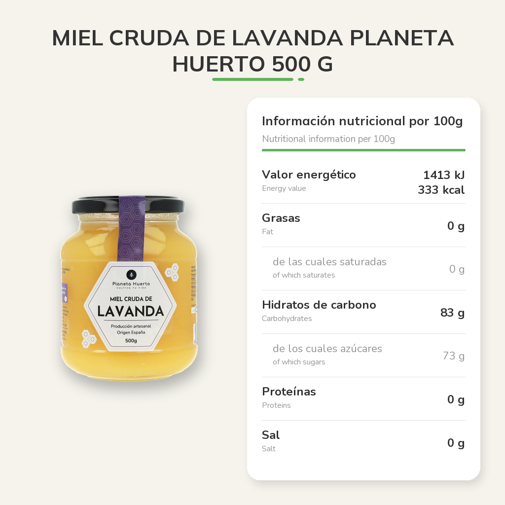Información nutricional