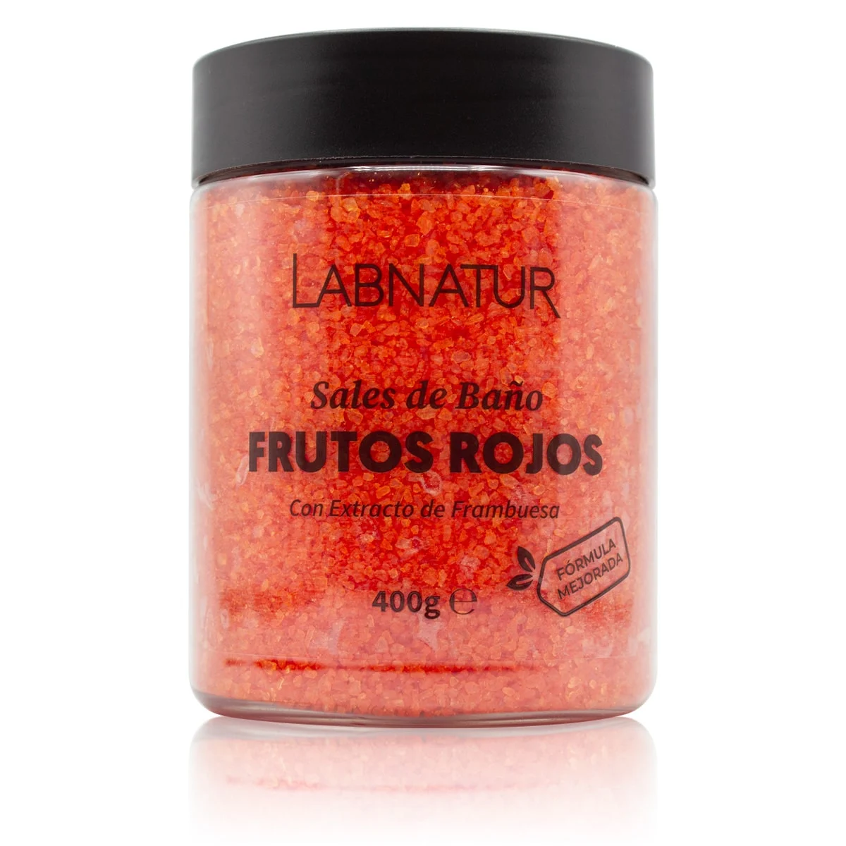 Sales de Baño de Frutos Rojos Labnatur 400 g | Revitalizan, Suavizan y Tonifican | Aroma Afrutado | Veganas_0