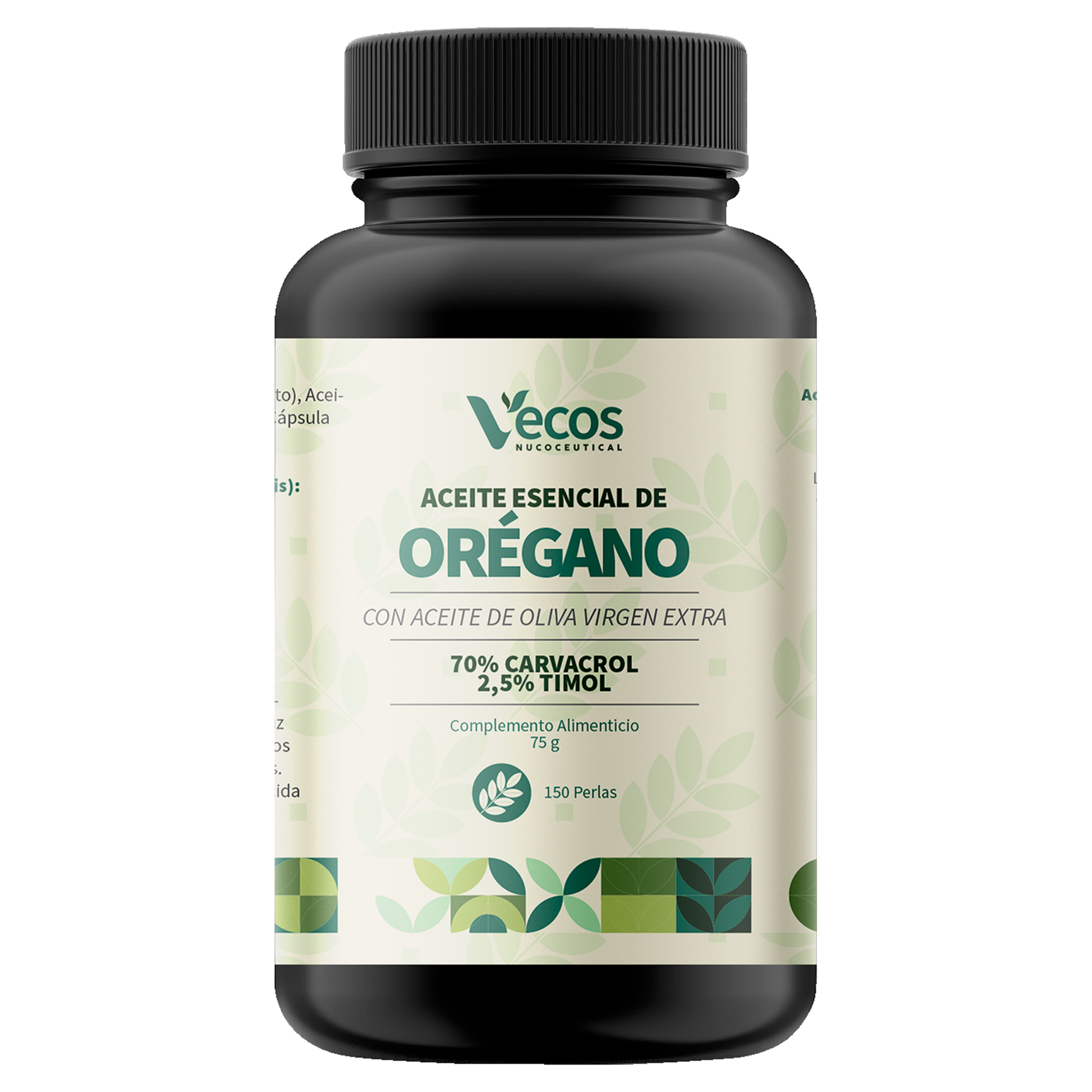 Aceite Esencial De Orégano Vecos 150 Perlas | Bienestar Digestivo E Intestinal | 150 Mg Con Carvacrol_0