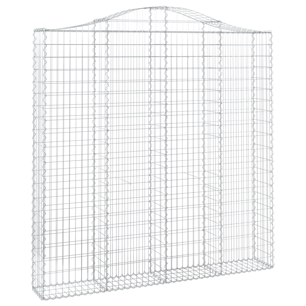 Cestas De Gaviones 5 Uds Forma De Arco Hierro 200x30x200/220 Cm_2