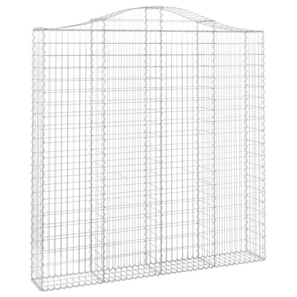 Cestas De Gaviones 5 Uds Forma De Arco Hierro 200x30x200/220 Cm_2