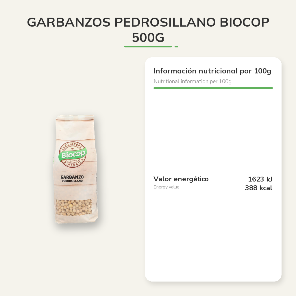 Información nutricional