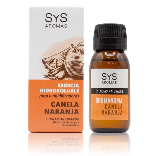 Esencia Hidrosoluble Canela-Naranja SYS Aromas 50 ml | Aroma Cítrico y Especiado | Para Humidificadores y Difusores_0