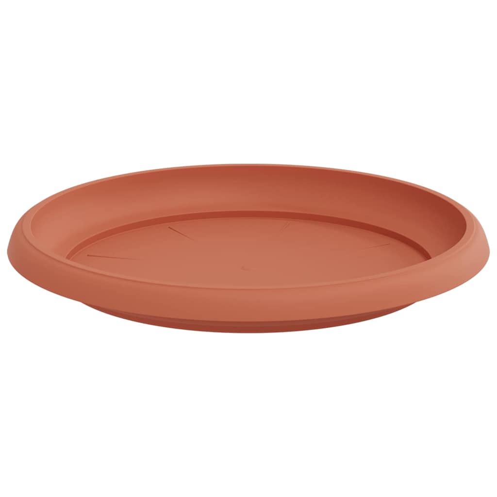 Bandeja Redonda Para Flores 24 Pcs Rojo Ladrillo Plástico_4